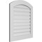 Ekena Millwork Arch Top Surface Mount PVC Gable Vent: Non-Functional, w/ 3-1/2"W x 1"P Standard Frame, 28"W x 30"H GVPAR28X3001SN - alternate 5